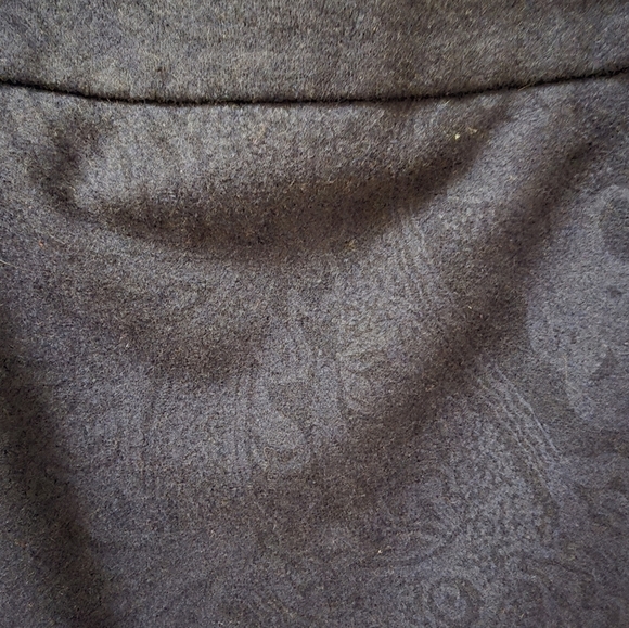 Chadwicks Dark Blue Paisley Pencil Skirt 16P - Picture 4 of 5